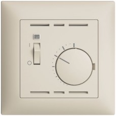 UP-Frontset Feller EDIZIOdue crema 88x88 für Raumthermostat mit Schalter FMI