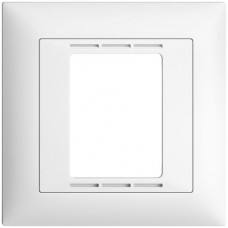 UP-Frontset Feller EDIZIOdue weiss 88x88 für Raumthermostat mit Display FMI