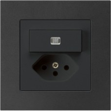 UP-Leuchtkombination Hager kallysto.pro 3/1P+T13 schwarz