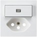 UP-Leuchtkombination Hager kallysto.pro 3/1P+T13 weiss
