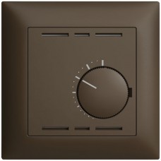 UP-Raumthermostat 24V coffee EDIZIOdue 88x88mm ohne Schalter FMI