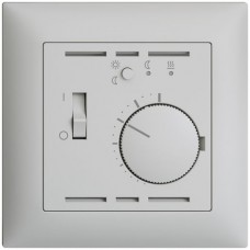 UP-Raumthermostat hellgrau EDIZIOdue mit Timer und Fühler NTC FMI