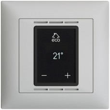 UP-Raumthermostat hellgrau EDIZIOdue mit Display 88x88mm FMI
