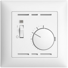 UP-Raumthermostat weiss EDIZIOdue 88x88mm mit Schalter FMI