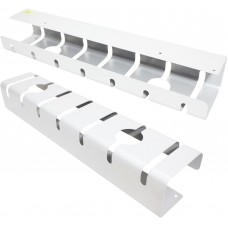 Untertisch-Kabelführungskanal ROLINE 530x110x80mm Stahlblech weiss 2 Stück