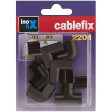 Verbindungsset cablefix für Kanal 7mm braun