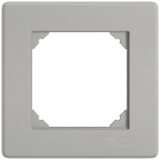 UP-Abdeckrahmen EDIZIO.liv SNAPFIX 1x1 96x96mm hellgrau
