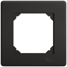 UP-Abdeckrahmen EDIZIO.liv SNAPFIX 1x1 96x96mm schwarz