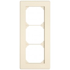 UP-Abdeckrahmen EDIZIO.liv SNAPFIX 3x1/1x3 96x216mm crema
