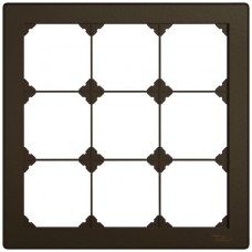 UP-Abdeckrahmen EDIZIO.liv SNAPFIX 3x3 216x216mm braun