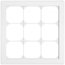 UP-Abdeckrahmen EDIZIO.liv SNAPFIX 3x3 216x216mm weiss