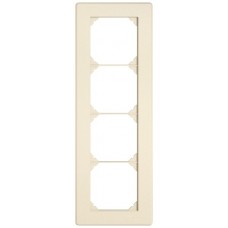 UP-Abdeckrahmen EDIZIO.liv SNAPFIX 4x1/1x4 96x276mm crema