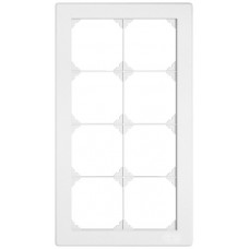 UP-Abdeckrahmen EDIZIO.liv SNAPFIX 4x2/2x4 156x276mm weiss
