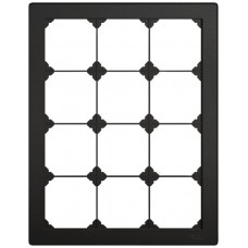 UP-Abdeckrahmen EDIZIO.liv SNAPFIX 4x3/3x4 216x276mm schwarz