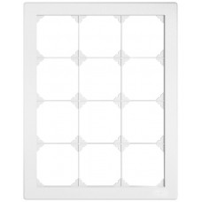 UP-Abdeckrahmen EDIZIO.liv SNAPFIX 4x3/3x4 216x276mm weiss