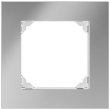 Abdeckrahmen EDIZIO.liv prestige chromstahl poliert 94 x 94 mm