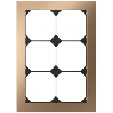 Abdeckrahmen EDIZIO.liv prestige Horizontale oder vertikale Montage messing champagne 214 x 154 mm