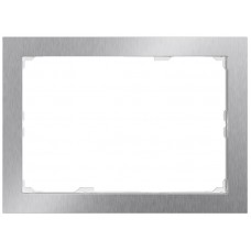 Abdeckrahmen EDIZIO.liv prestige Für KNX-Panel 7" Horizontale Montage 2 x 3 chromstahl geschliffen 154 x 214 mm
