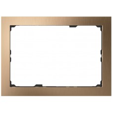 Abdeckrahmen EDIZIO.liv prestige Für KNX-Panel 7" Horizontale Montage 2 x 3 messing champagne 154 x 214 mm