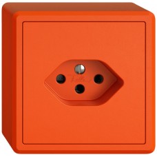 AP-Steckdose EDIZIO.liv SNAPFIX 1xT13 orange GX.54.A AP-Steckdose EDIZIO.liv SNAPFIX 1xT13 orange GX.54.A