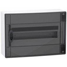 AP-Kleinverteiler Schneider Electric PrismaSeT XS mit Tür transparent 1×18TE 426×300×145mm