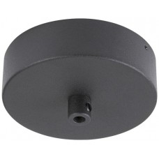 AP-Deckenrosette SLV FITU Leuchtenanschlussadapter Ø90×26mm schwarz