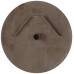 Deckenrosette MH Federbügel steckbar Ø98x3mm braun
