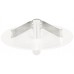 Deckenrosette MH Federbügel+Einführung steckbar Ø98x9mm weiss