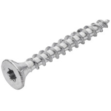 Senkkopf-Spanplattenschraube Ferronorm T10 3x16mm verzinkt ohne Schaft - 200 Stück