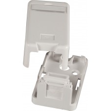 AP Verteilerbox Heiniger 1xKeystone leer Staubschutz weiss