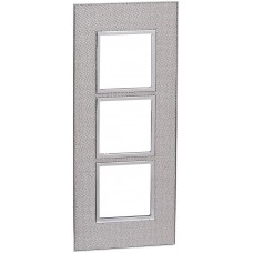 Abdeckrahmen Legrand High End 3×1 Modul Mg