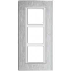 Abdeckrahmen Legrand Gr.I+I+I Al