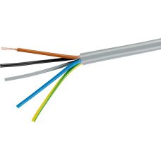 Steuerkabel 2x2.5mm² halogenfrei 2L hellgrau - Preis pro Meter