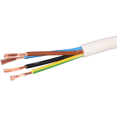 Kabel Td 4x1mm² 2LNPE weiss Eca Ring à 100m