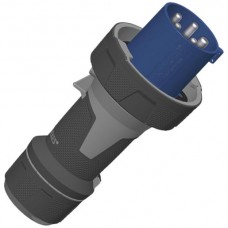 Stecker CEE Powertop-Xtra 125A 3P 6h 230V IP67 Kontakte vernickelt