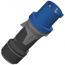 Stecker CEE Powertop-Xtra 63A 3P 6h 230V Kontakte vernickelt