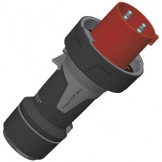 Stecker CEE Powertop-Xtra 63A 4P 6h 400V IP67 Kontakte vernickelt