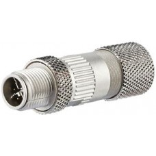 Stecker M12 Ethernet Kat.6A gerade feldkonfektionierbar IP67