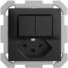 UP-Kombination A-R+3/1P+T13 EDIZIOdue schwarz FM