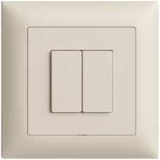UP-Nebenstelle zu Druckschalter 2K/2T EDIZIOdue Wiser crema FMI