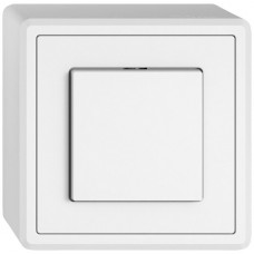 AP-Druckschalter EDIZIO.liv SNAPFIX Aus/Wechsel 3/1L weiss