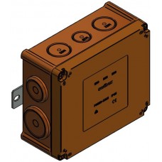 AP-Durchgangsdose Swibox P90E0 E30-E90 IP65 175×150×80mm (5×2)×16mm² orange