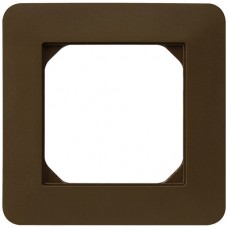 Abdeckrahmen kallysto.trend 1×1 braun 94×94mm