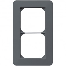 Abdeckrahmen kallysto.trend 2×1 anthrazit 94×154mm