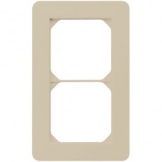 Abdeckrahmen 2x1/1x2 beige kallysto.trend 154x94mm