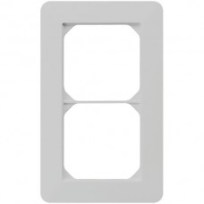 Abdeckrahmen kallysto.trend 2×1 hellgrau 94×154mm
