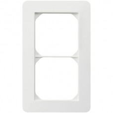 Abdeckrahmen kallysto.trend 2×1 weiss 94×154mm