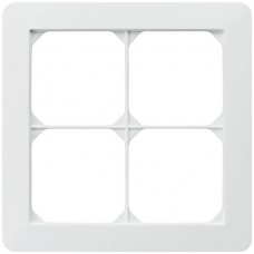 Abdeckrahmen 2x2 weiss kallysto.trend 154x154mm