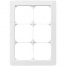 Abdeckrahmen kallysto.trend 3×2 weiss 154×214mm