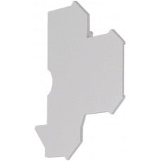 Abschlusswand Hager für KXA02VB, KXA02LX grau